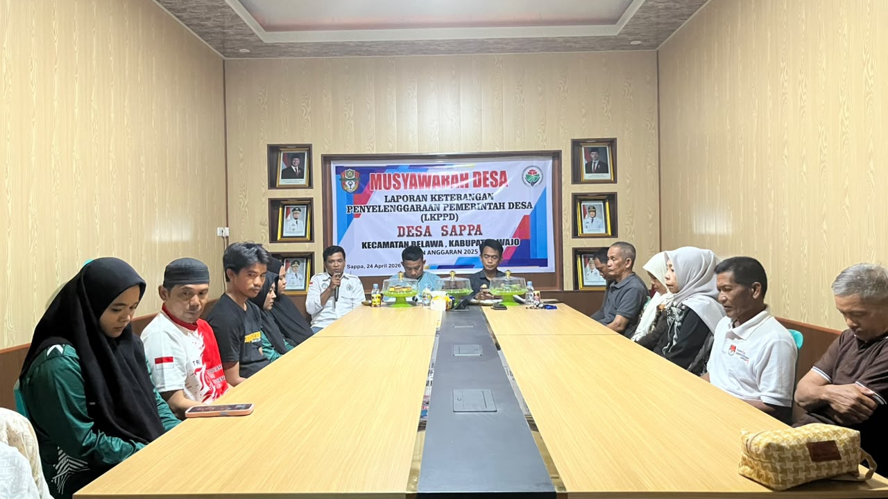 Musyawarah Desa LKPD Desa Sappa Digelar, Wujud Transparansi dan Sinergitas Pemerintahan